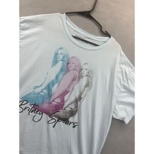 Britney Spears 2024 Official Merchandise Light Blue Size XL TShirt